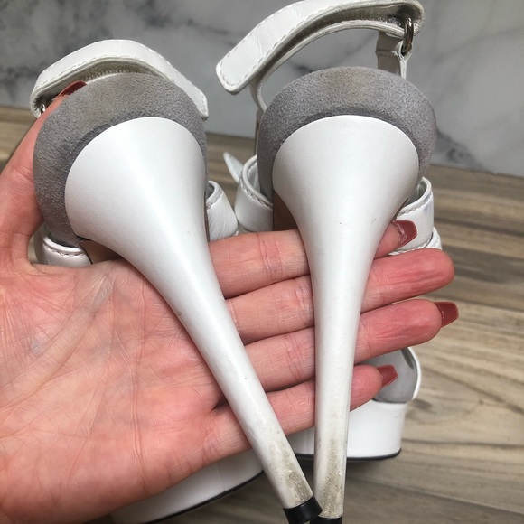 GUCCI PLATFORM SANDALS 38 - Picture 9 of 10